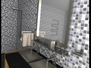 towel rack Model 3D