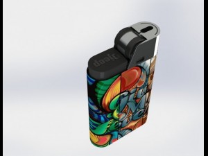 djeep lighter Model 3D