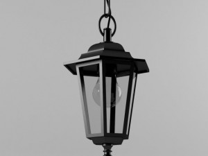 exterior ceiling lamp 3D 模型