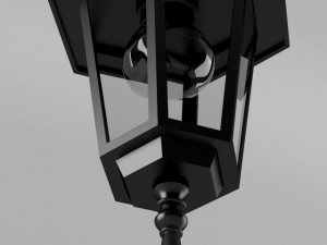 exterior ceiling lamp 3D 模型