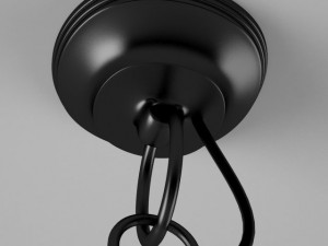 exterior ceiling lamp 3D 模型