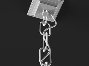exterior ceiling lamp 3D 模型
