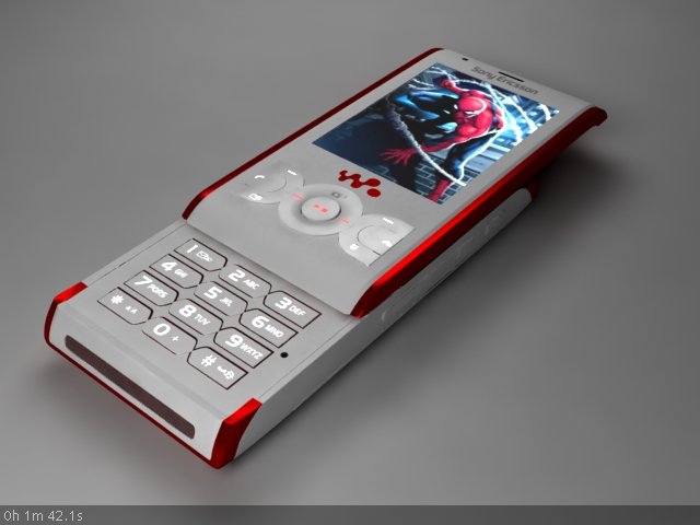 Celular Sony Ericsson W880 Modelo 3D - TurboSquid 355225