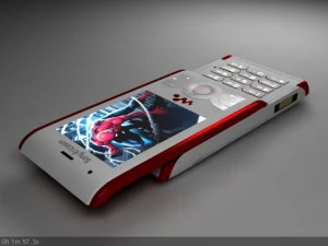 sony ericsson w595 3D Model