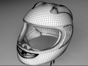 レーサーヘルメット 3Dモデル
