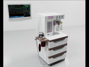 anesthesia machine 3D Model