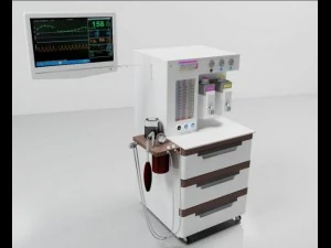 麻醉机 3D 模型