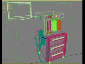 anesthesia machine 3Dモデル