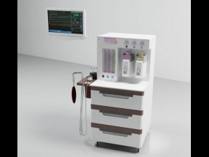 anesthesia machine 3Dモデル