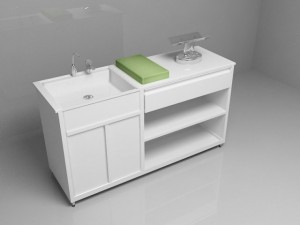 baby washing table Model 3D