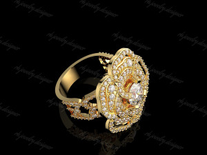 Gold N1134 3D-Druckmodell