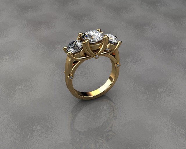 bella ring 3D-Modell .c4d .max .obj .3ds .fbx .stl .blend 