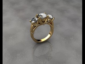 bella ring 3D 모델
