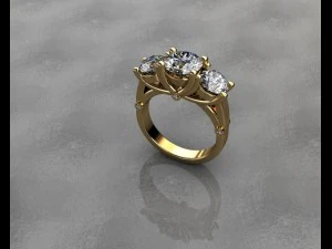 bella ring 3D Model