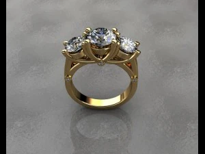 bella ring 3D Model