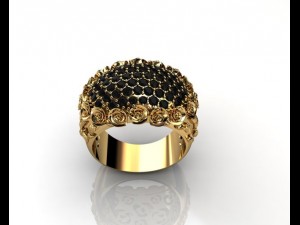rose rings 3D Model