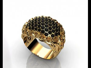 rose rings 3D Model