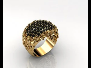 rose rings 3D Model