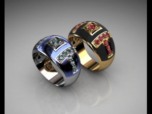mens ring 3D Model
