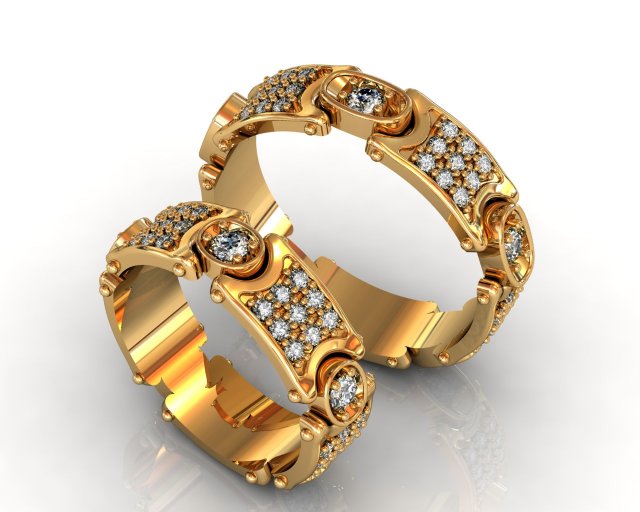 wedding ring 3D-Modell .c4d .max .obj .3ds .fbx .stl .blend 