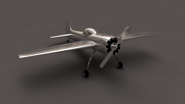 airplane Modelo 3D .c4d .max .obj .3ds .fbx .stl .blend 