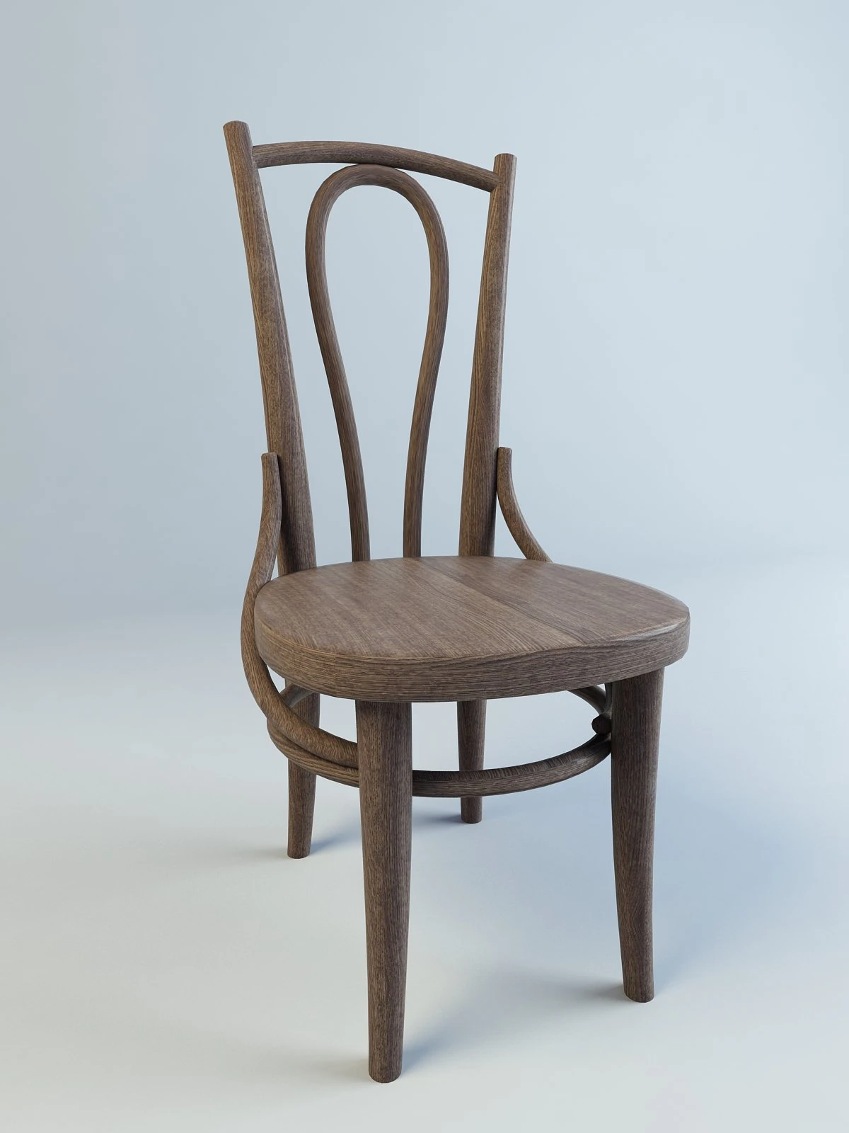 a kitchen chair 3D Model .c4d .max .obj .3ds .fbx .stl .blend 