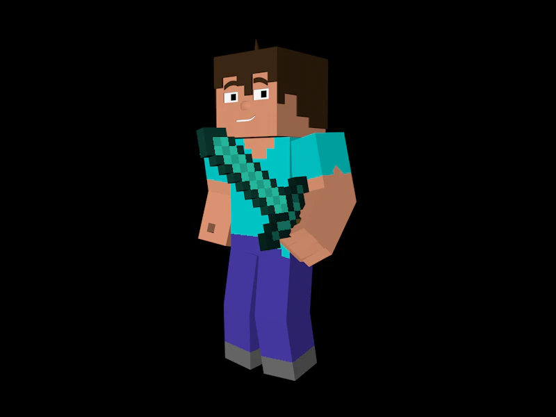 cheezzys steve rig 2 3D Model .c4d .max .obj .3ds .fbx .stl .blend