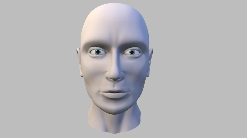 male headuvteethgums 3D Model .c4d .max .obj .3ds .fbx .stl .blend