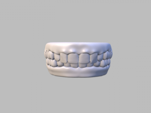 male headuvteethgums 3D-Modell