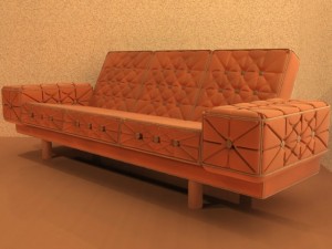 divan Modelo 3D