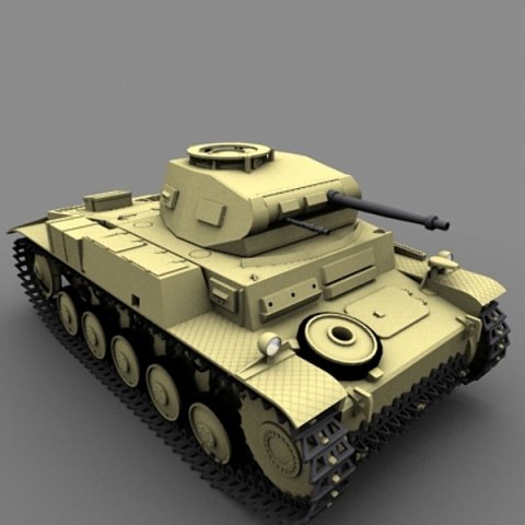 panzer tank i 3Dモデル .c4d .max .obj .3ds .fbx .stl .blend