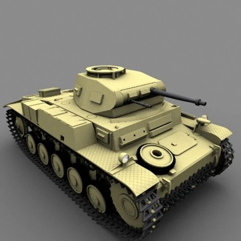装甲戦車I 3Dモデル .c4d .max .obj .3ds .fbx .stl .blend