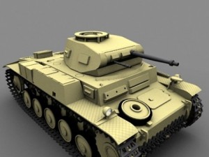 panzer tank i Model 3D