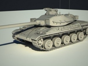 amx30 b2 tanke 3D Model