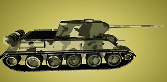 green tank 3D 모델 .c4d .max .obj .3ds .fbx .stl .blend 