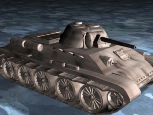 t34 tank 1 3D Model