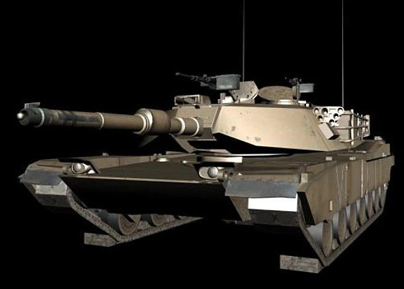 브람스 탱크 3D 모델 .c4d .max .obj .3ds .fbx .stl .blend 