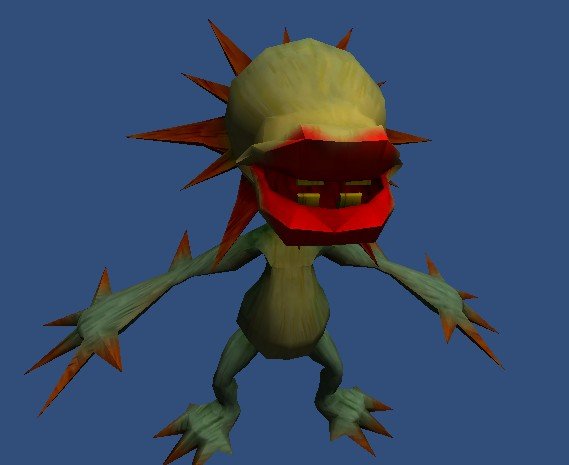miss thistle plantmonster 3D Model .c4d .max .obj .3ds .fbx .stl .blend 