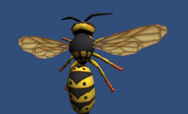 hornet 3D Model .c4d .max .obj .3ds .fbx .stl .blend 