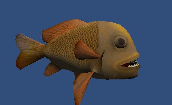 piranha fish 3D Model .c4d .max .obj .3ds .fbx .stl .blend 