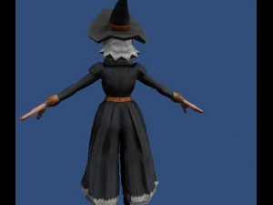 witch 3D Model