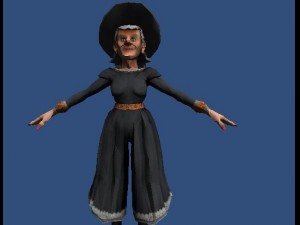 witch 3D Model