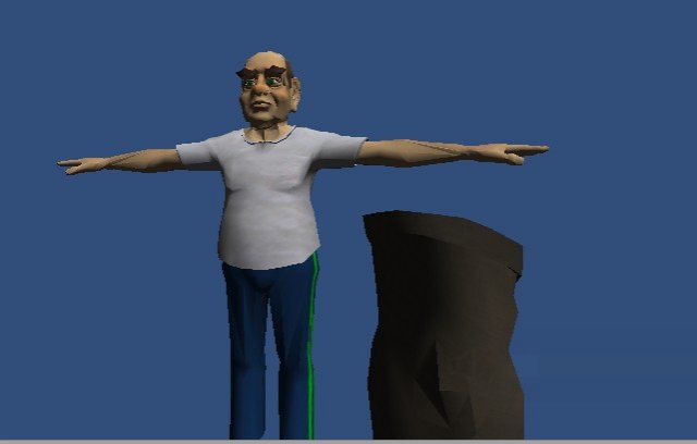 man with a bag 3D Model .c4d .max .obj .3ds .fbx .stl .blend 