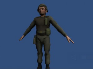 solider green 3D Model
