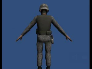 abu-abu yang lebih solid Model 3D