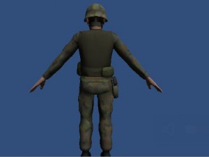solider man 3D Model
