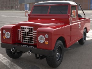 land rover pickup 3D 모델