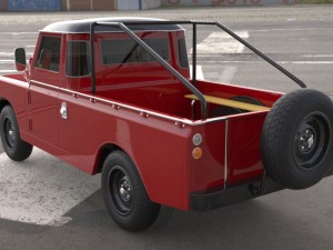 land rover pickup Modelo 3D