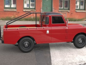 land rover pickup Modelo 3D