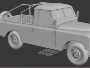 land rover pickup 3D Model